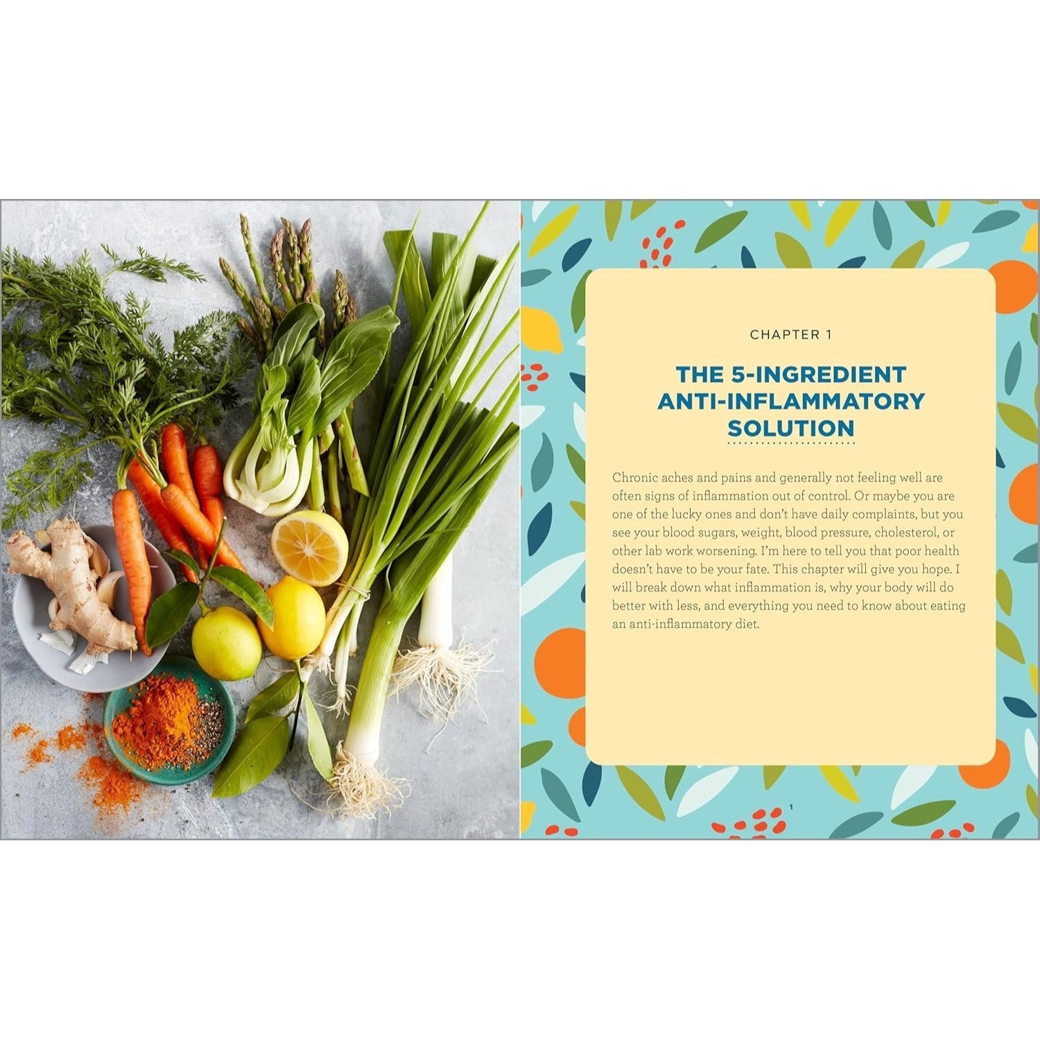Anti-Inflammatory Diet 5-Ingredient Cookbook: Fast, Easy Recipes to Reduce Inflammation (Spiral Bound)