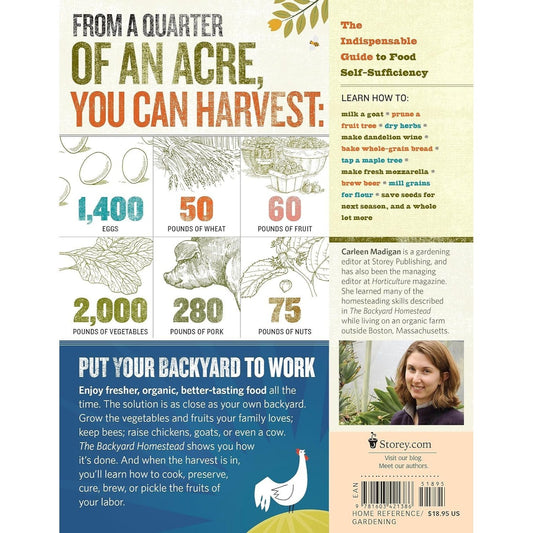 The Backyard Homestead: Produce All the Food You Need on Just a Quarter Acre! (Backyard Homestead) (Spiral Bound)