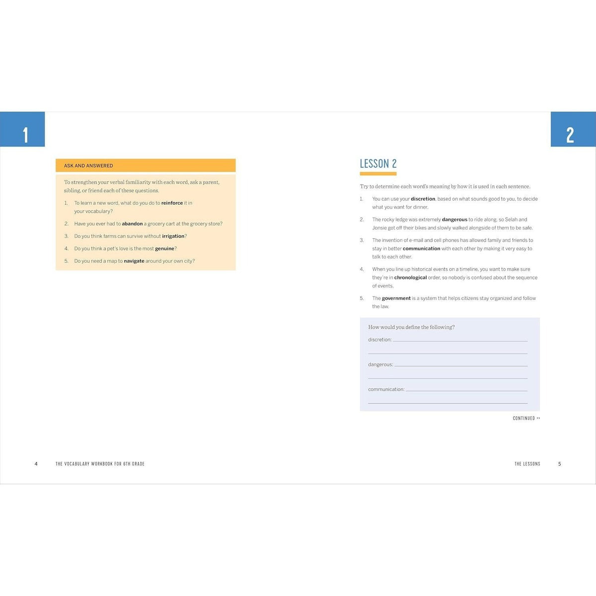 The Vocabulary Workbook for 6th Grade: Weekly Activities to Boost Your Word Power