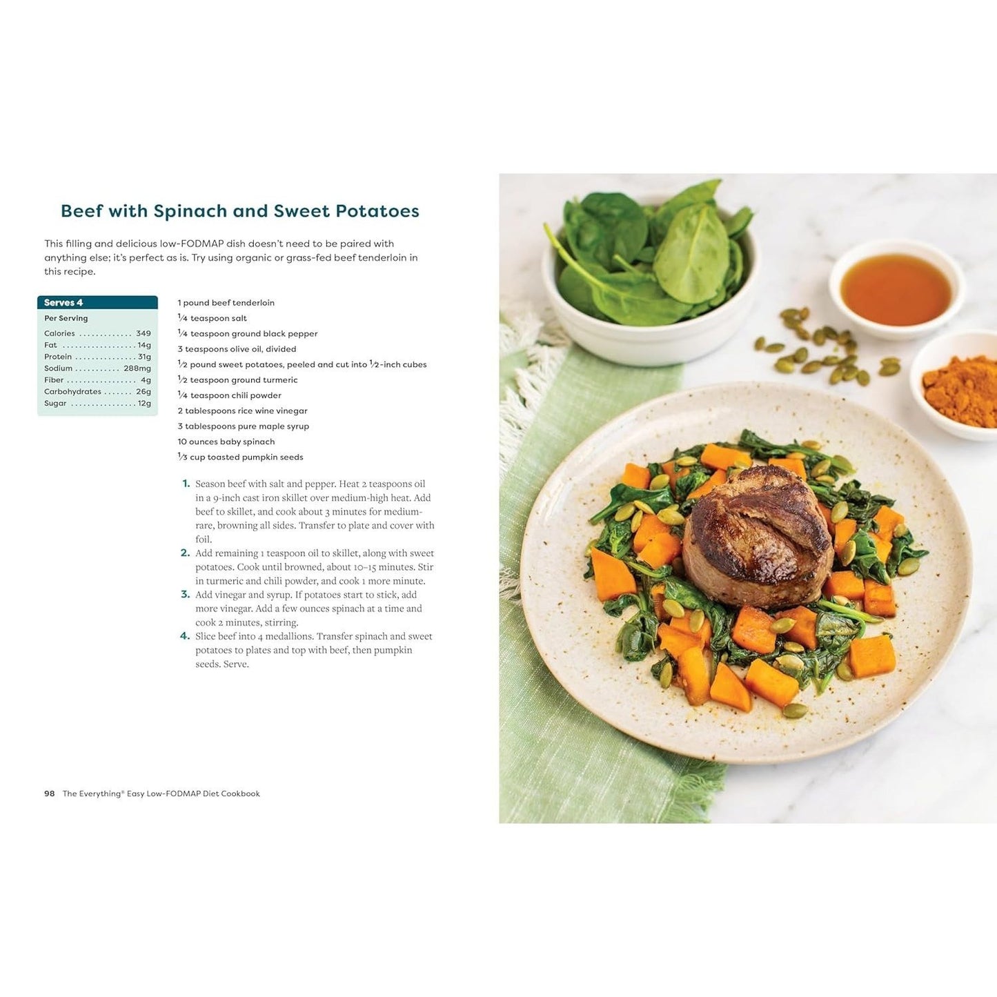 The Everything Easy Low-Fodmap Diet Cookbook: 175 Healthy Recipes to Reduce Digestive Symptoms, Improve Gut Health, and Feel Your Best