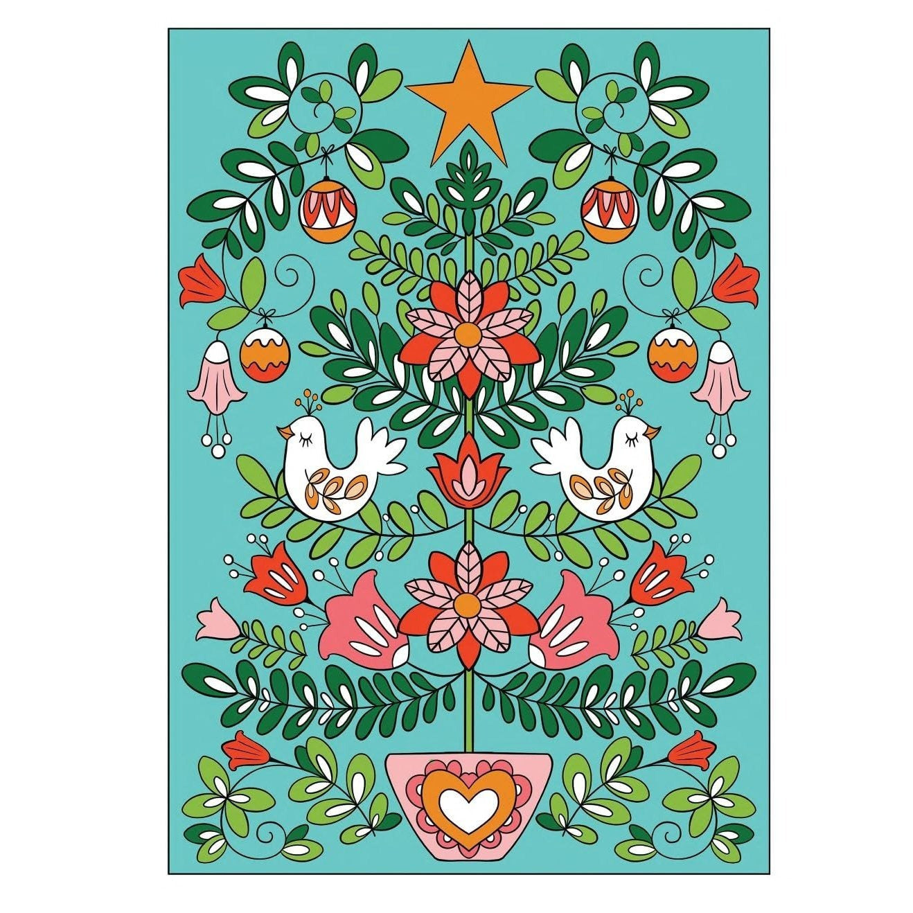 Creative Haven Christmas Cheer Coloring Book