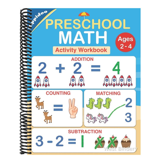 Preschool Math Workbook: Number Tracing, Addition and Subtraction math workbook for toddlers ages 2-4 and pre k