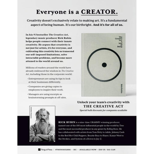 The Creative ACT: A Way of Being (Spiral Bound)
