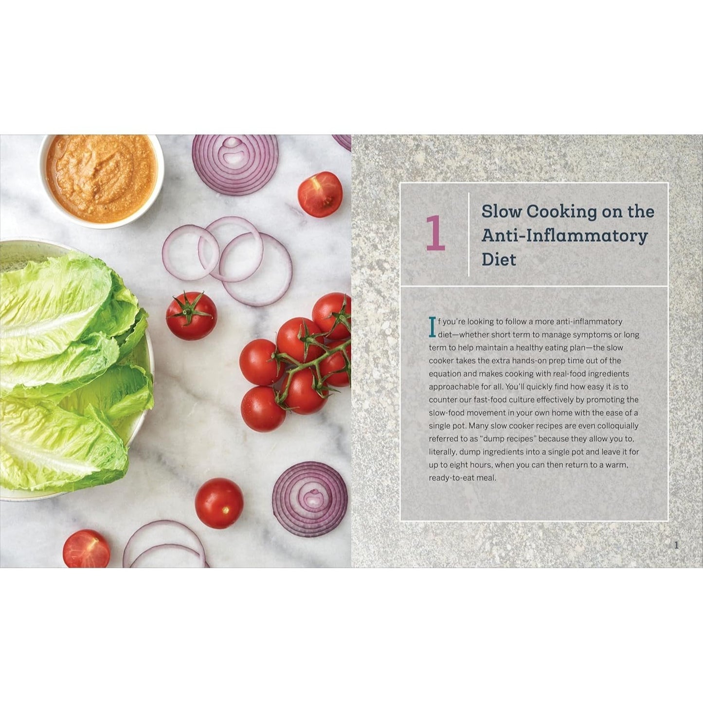 The Anti-Inflammatory Diet Slow Cooker Cookbook: Prep-And-Go Recipes for Long-Term Healing (Spiral Bound)