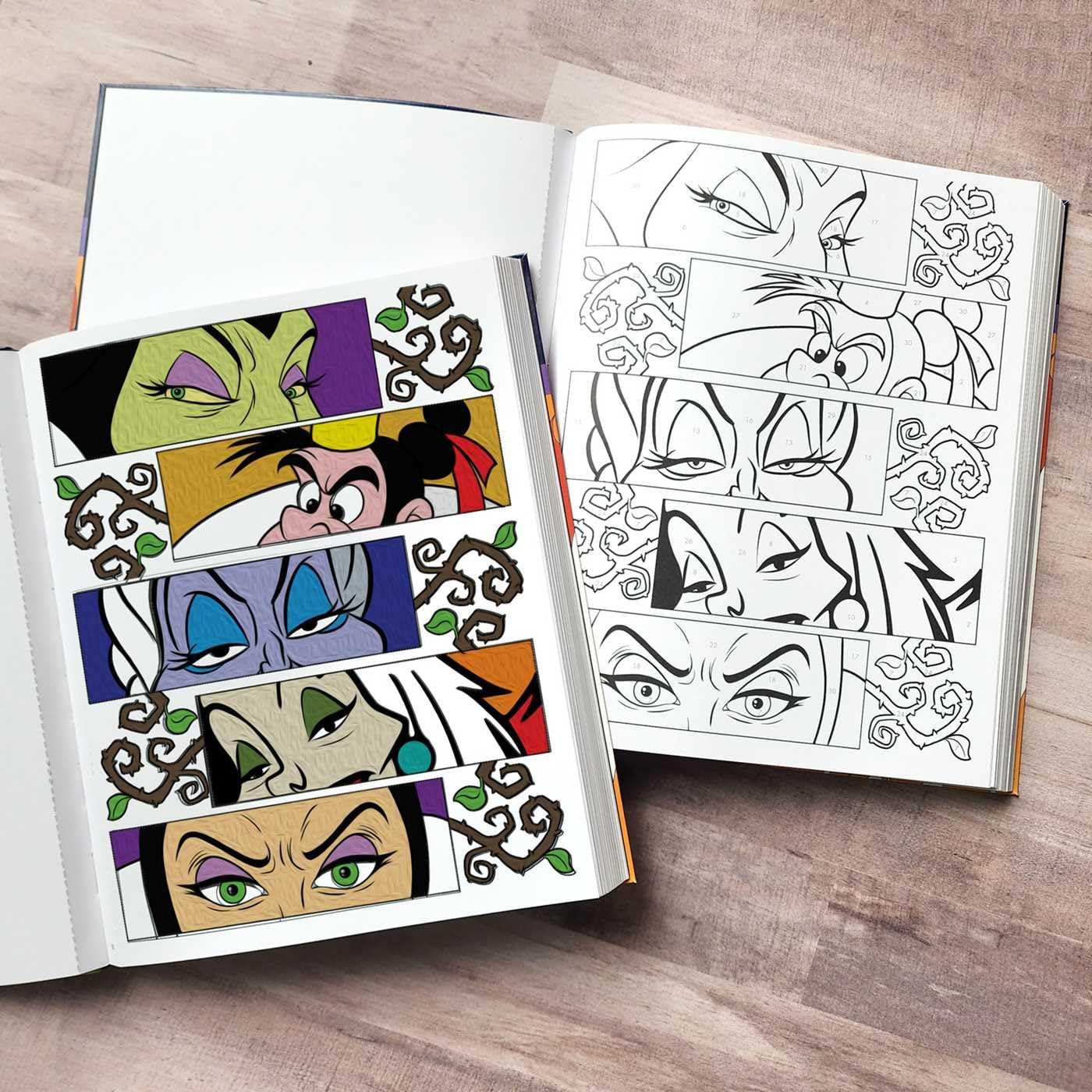 Disney Villains Color-By-Number (Color-By-Number) (Spiral Bound)
