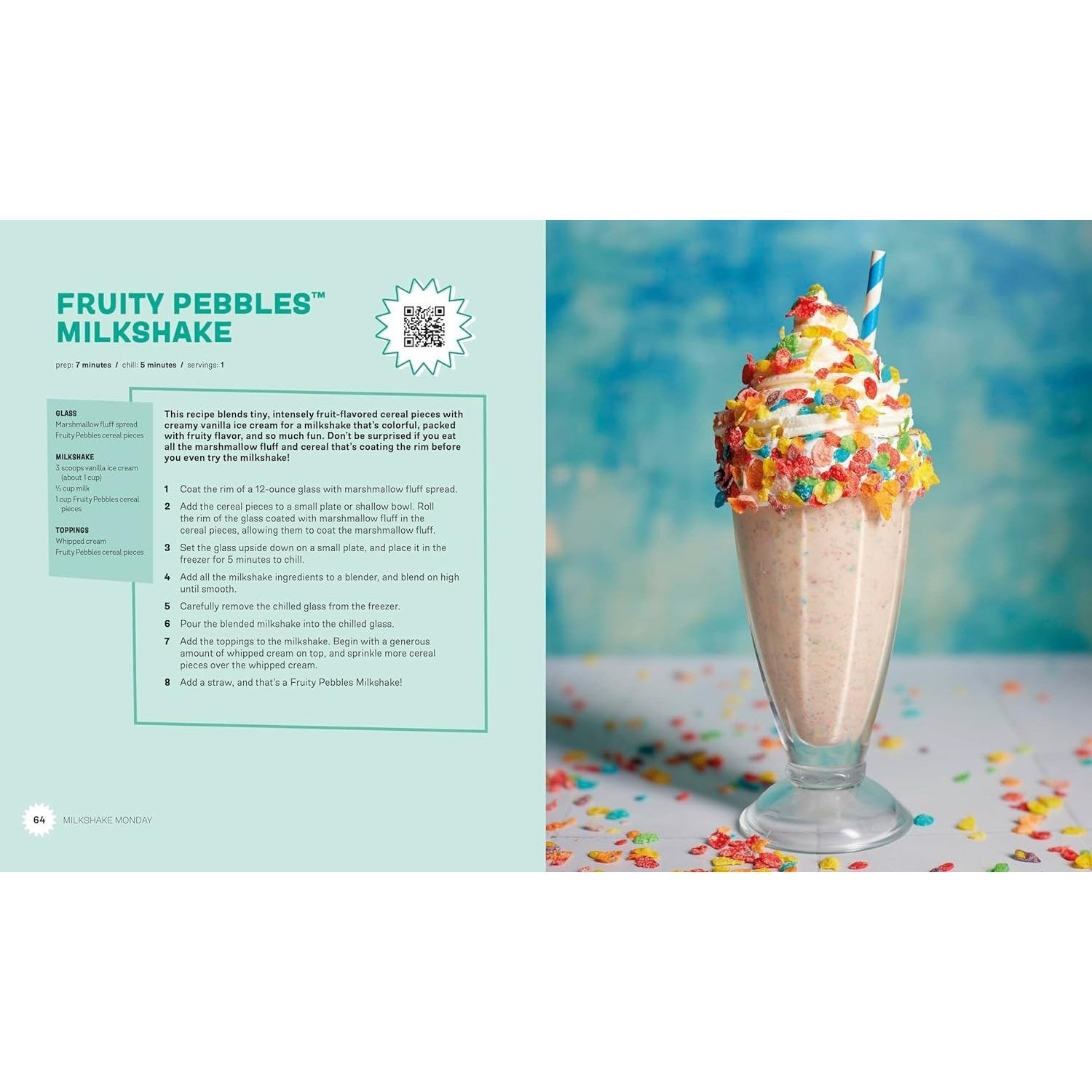 Milkshake Monday: 80+ Frosty Treats to Make Any Day Special: A Cookbook (Spiral Bound)