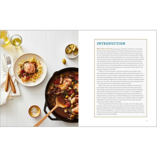 One-Pan Cookbook for Men: 100 Easy Single-Skillet Recipes to Step Up Your Cooking Game (Spiral Bound)