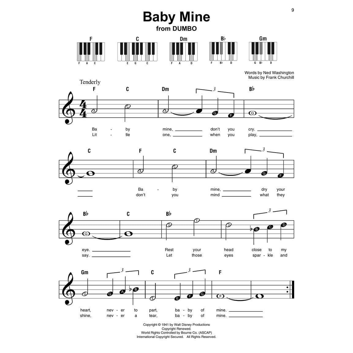 Disney - Super Easy Songbook - Disney Piano Music Book with Accessible Arrangements - Easy-To-Play Piano Sheet Music Book (Spiral Bound)