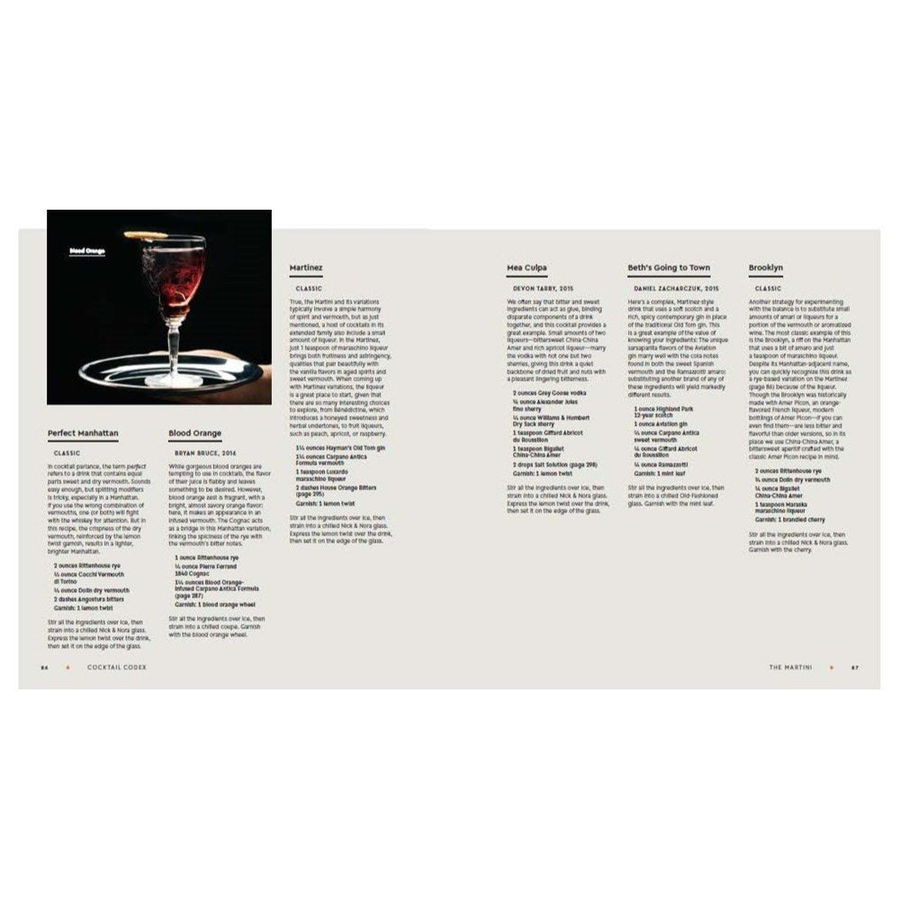 Cocktail Codex: Fundamentals, Formulas, Evolutions [A Cocktail Recipe Book] (Spiral Bound)