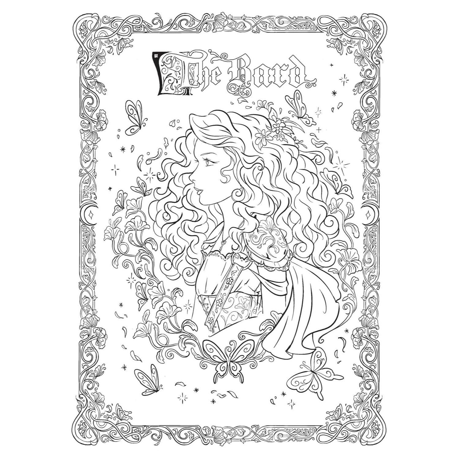 The Knights of Tayrealm Coloring Book