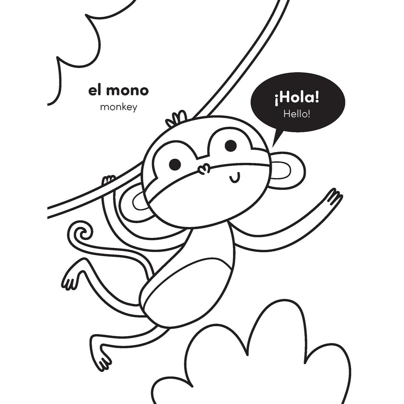 My First Spanish-English Bilingual Coloring Book!