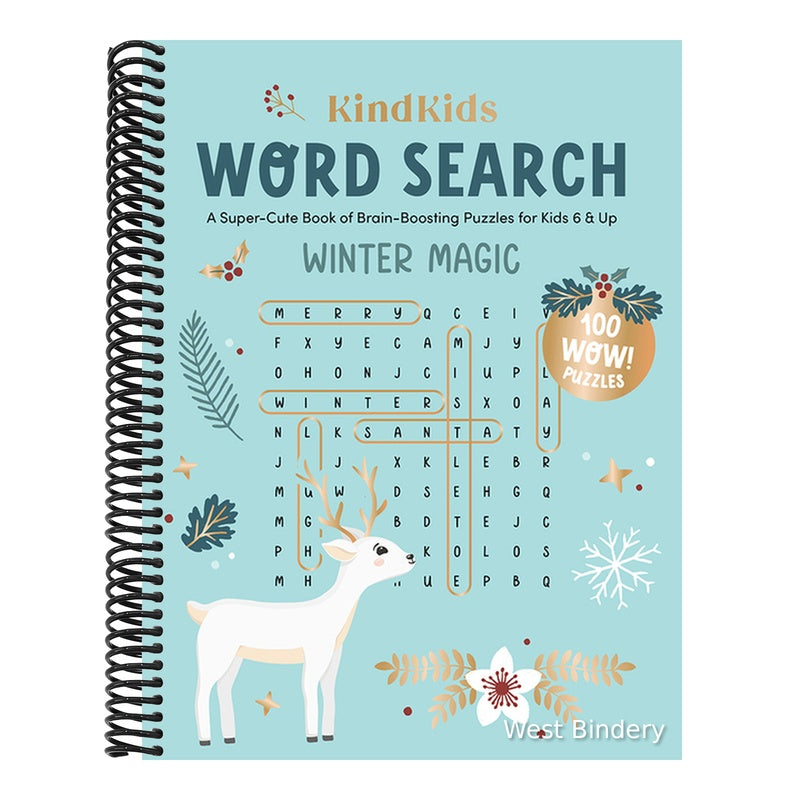Kindkids Word Search Winter Magic: A Super-Cute Book of Brain-Boosting Puzzles for Kids 6 & Up