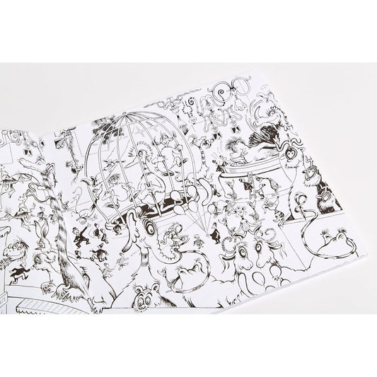 The Dr. Seuss Coloring Book (Dr. Seuss Coloring Books for Adults and Kids)