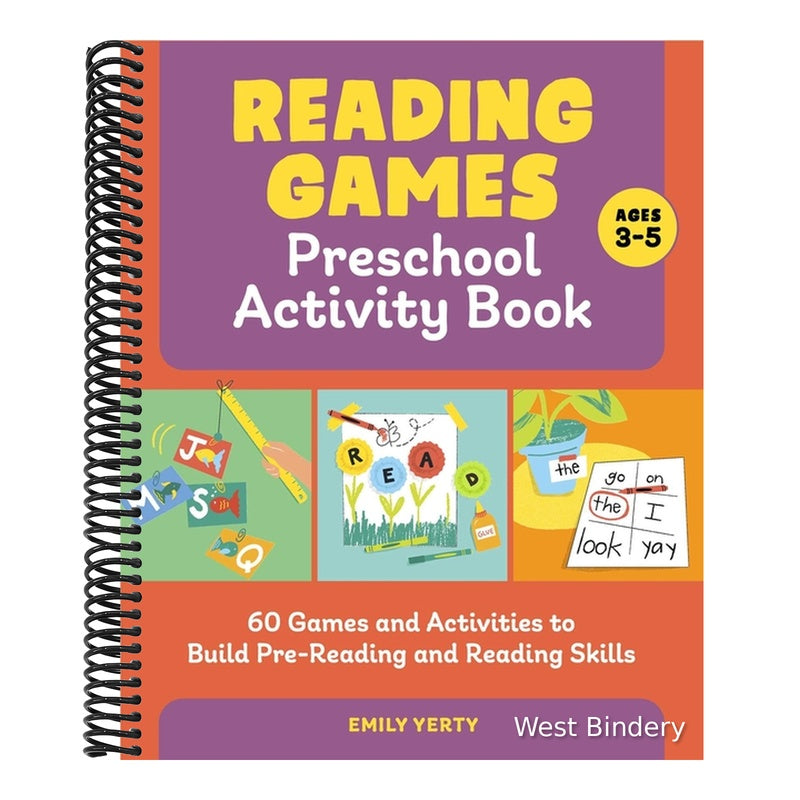 Reading Games Preschool Activity Book: 60 Games and Activities to Build Pre-Reading and Reading Skills