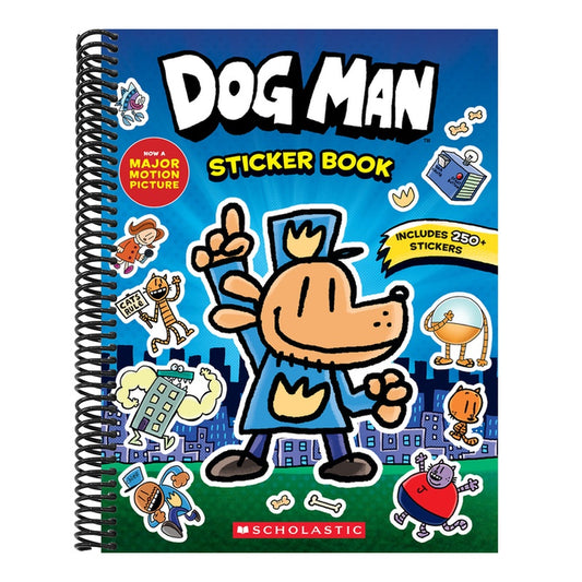 Dog Man: Official Sticker Book (Dog Man) (Spiral Bound)