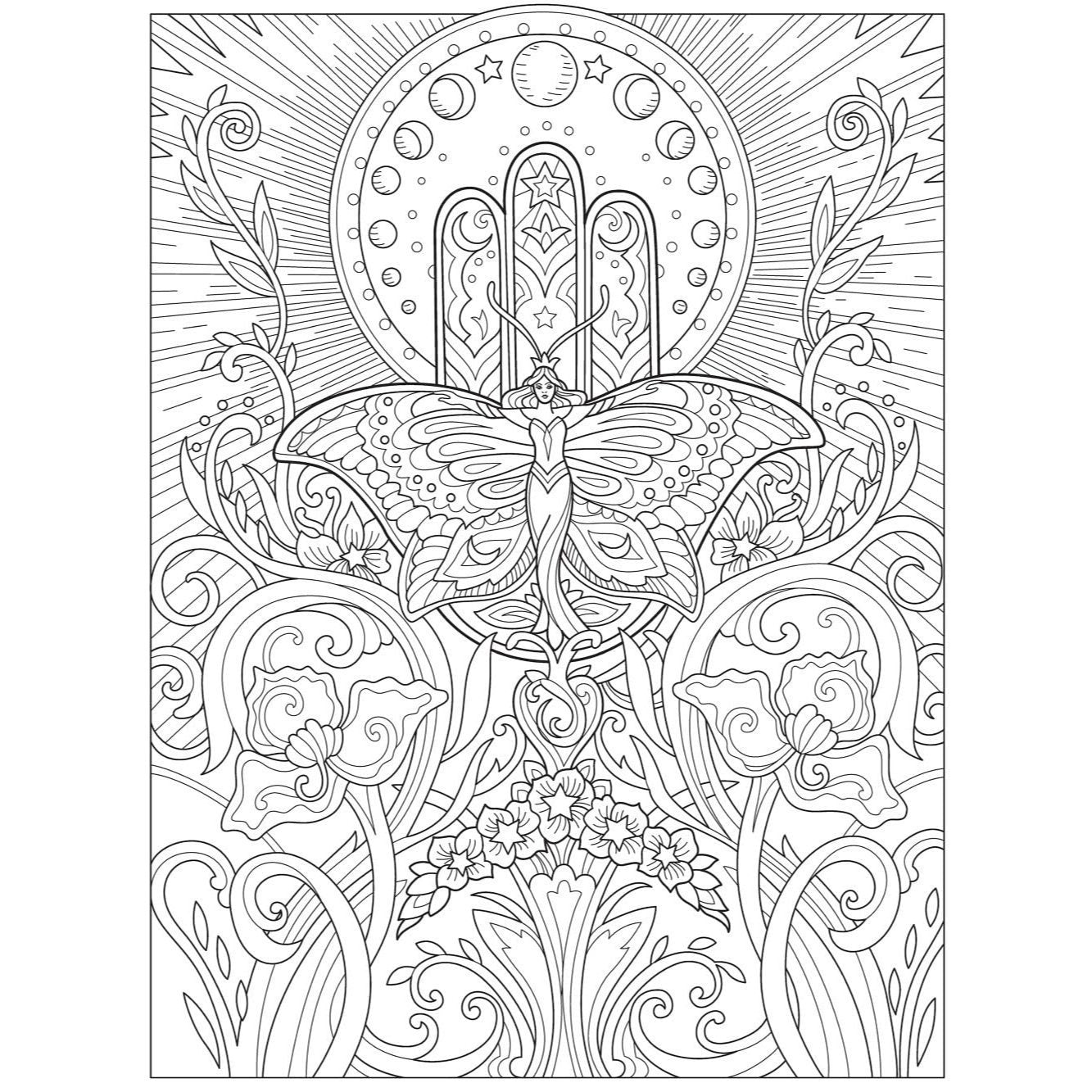 Creative Haven Enchanted Coloring Book