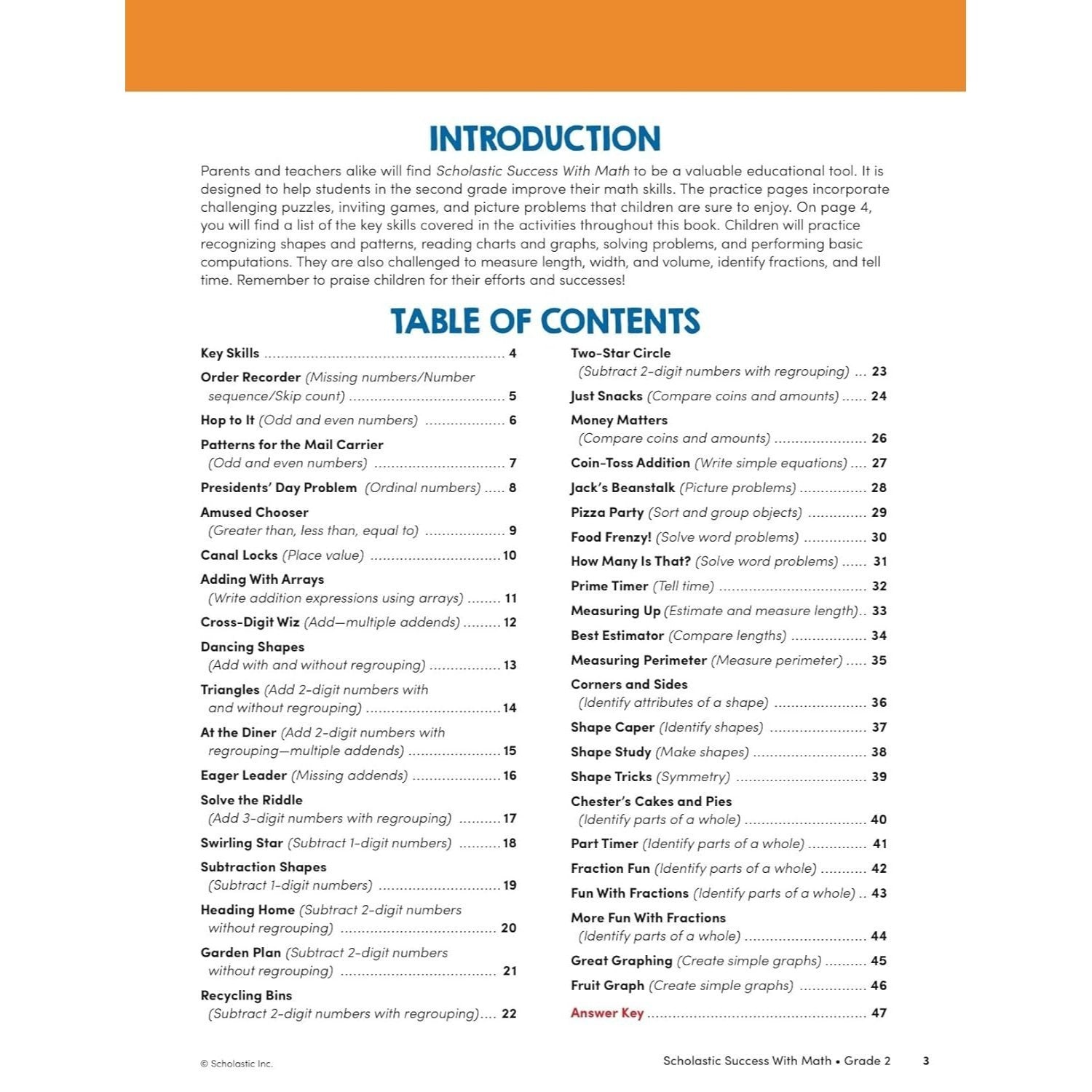 Scholastic Success with Math Grade 2 Workbook