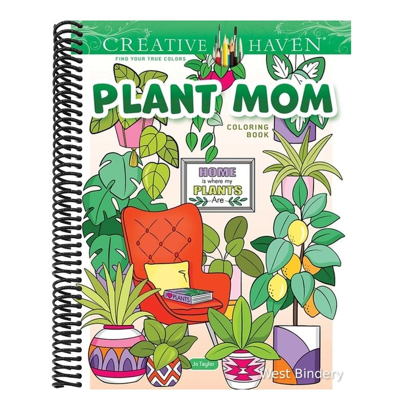 Creative Haven Plant Mom Coloring Book