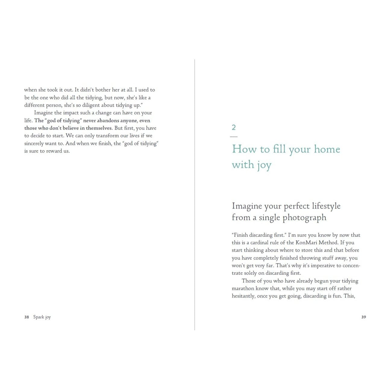 Spark Joy: An Illustrated Master Class on the Art of Organizing and Tidying Up