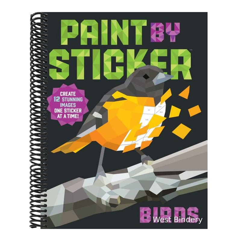 Paint by Sticker (Official): Birds: Create 12 Stunning Images One Sticker at a Time!