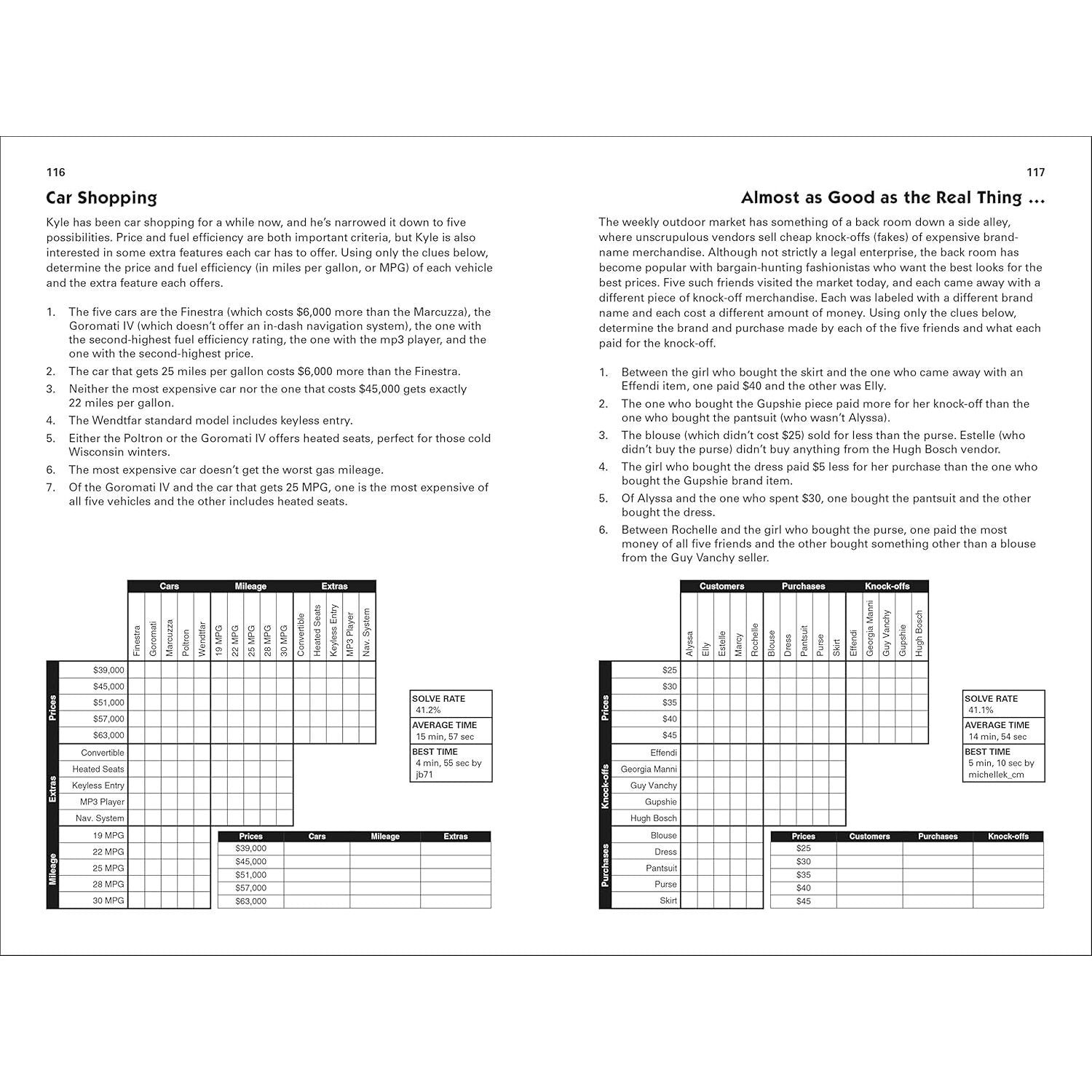 Puzzle Baron's Logic Puzzles: Hours of Brain-Challenging Fun! (Spiral Bound)