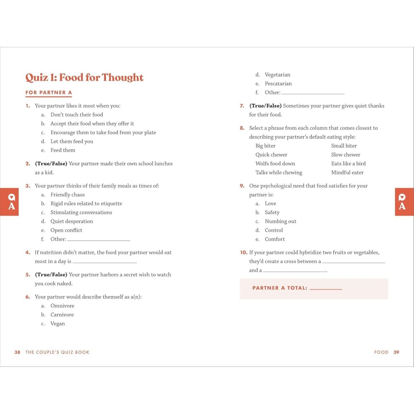 The Couple's Quiz Book: 350 Fun Questions to Energize Your Relationship (Relationship Books for Couples)