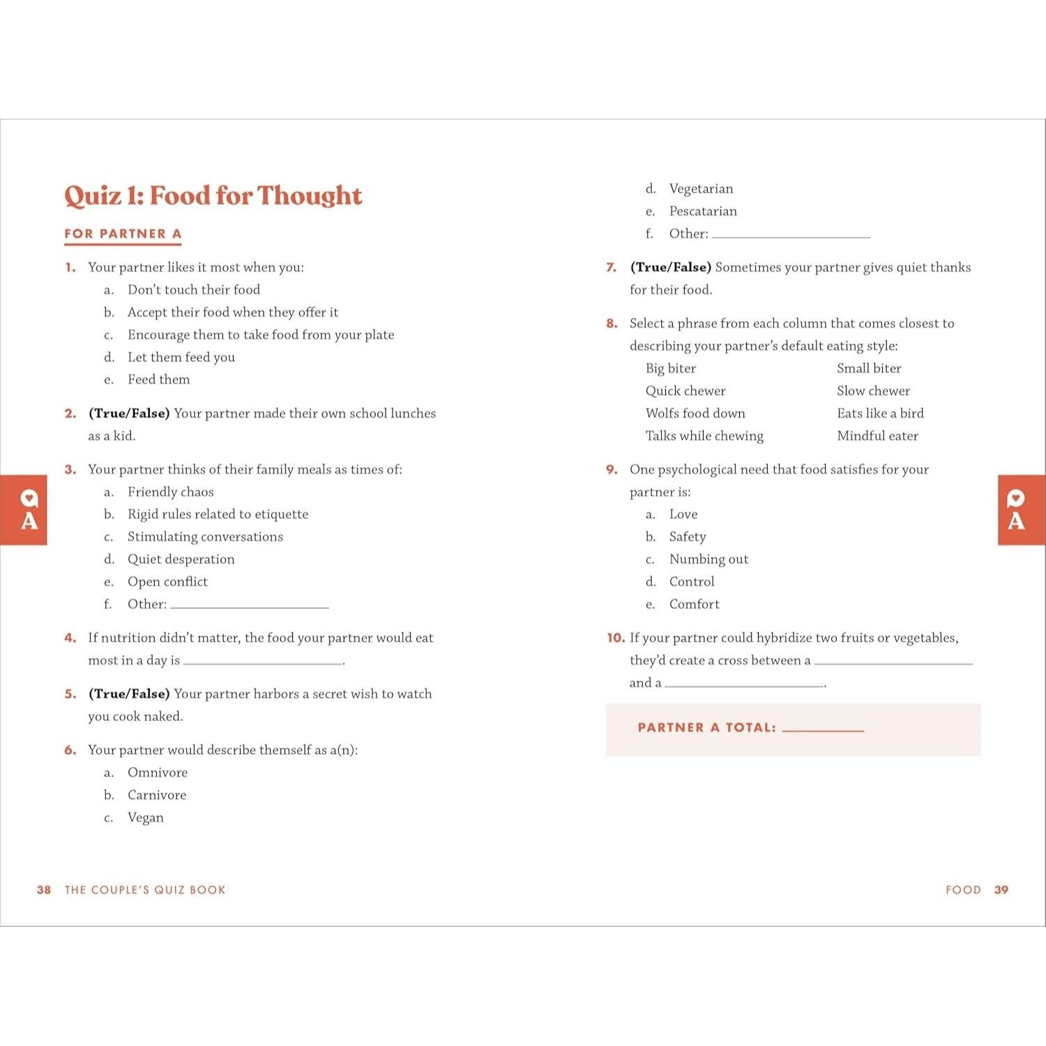 The Couple's Quiz Book: 350 Fun Questions to Energize Your Relationship (Relationship Books for Couples)