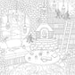 Cozy Bookshops: Colouring Book