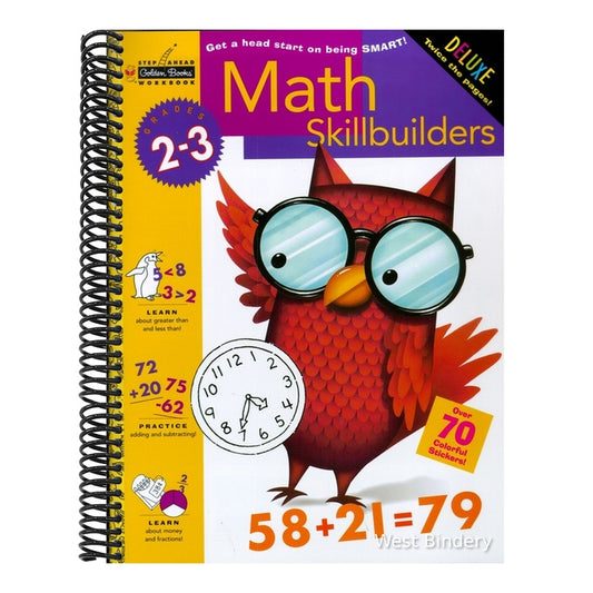 Math Skillbuilders (Grades 2 - 3) (Workbook) (Step Ahead) (Spiral Bound)
