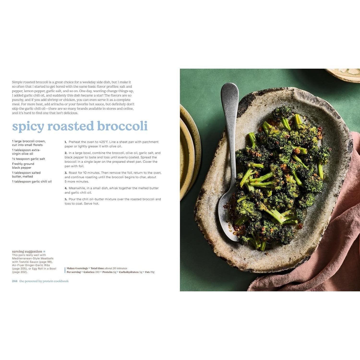 The Powered by Protein Cookbook: A Cookbook: Simple, Delicious, High-Protein Recipes