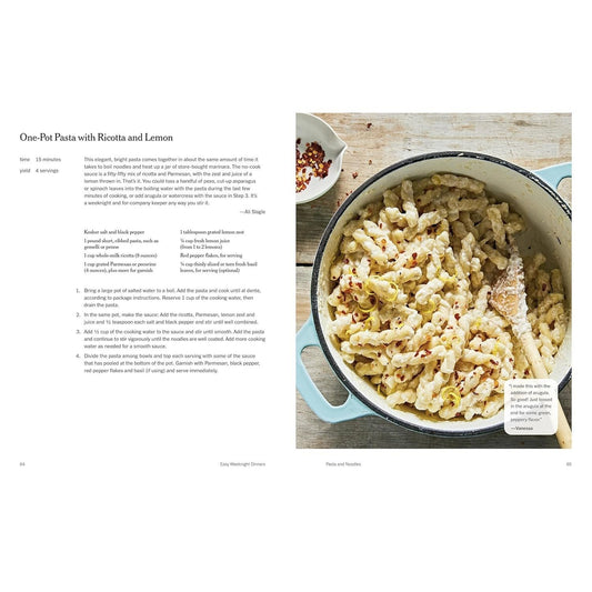 Easy Weeknight Dinners: 100 Fast, Flavor-Packed Meals for Busy People Who Still Want Something Good to Eat [A Cookbook] (Spiral Bound)