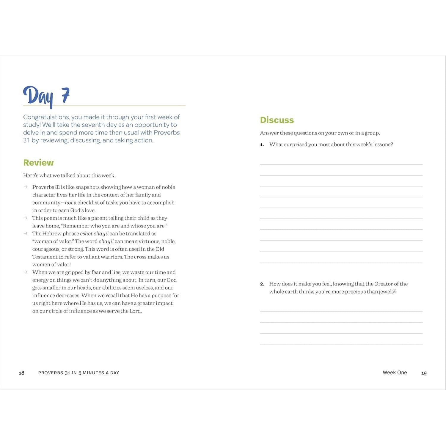 Proverbs 31 in 5 Minutes a Day: A Bible Study for Women