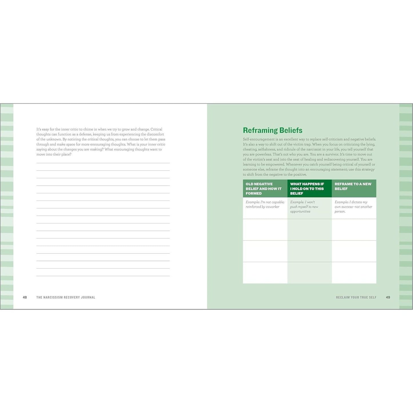 The Narcissism Recovery Journal: Prompts and Practices for Healing from Emotional Abuse