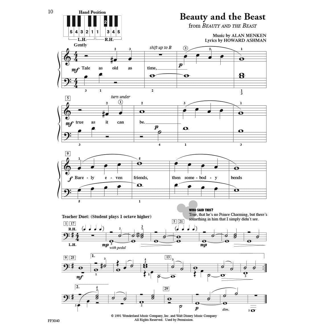 Playtime Piano Disney Easy Piano Sheet Music Fun Beginner Songs for Kids Level 1 Arrangements Includes Let It Go, Beauty and the Beast, the Lion King (Spiral Bound)