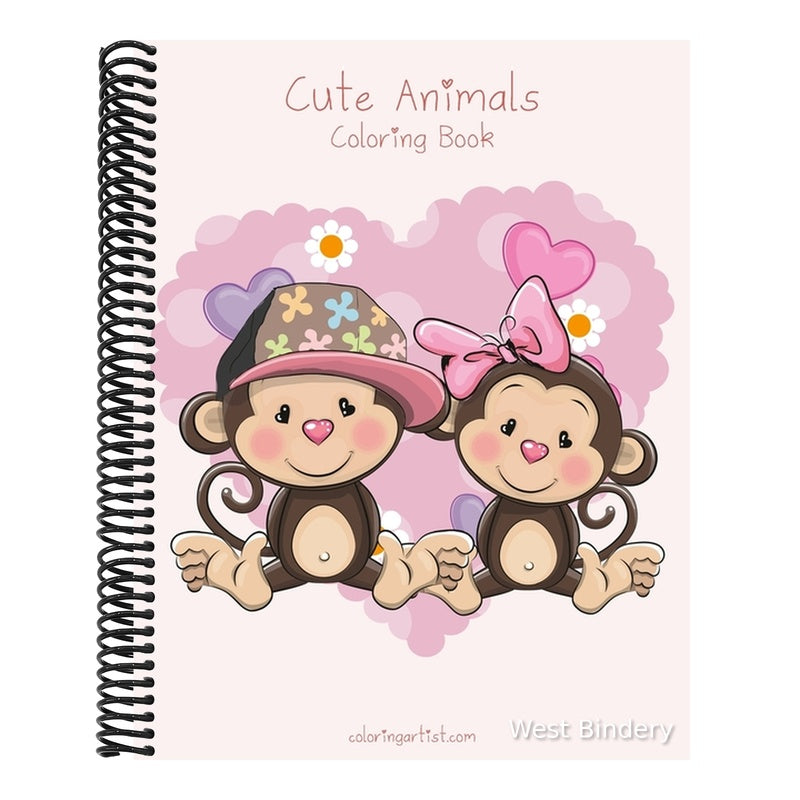 Cute Animals Coloring Book 1