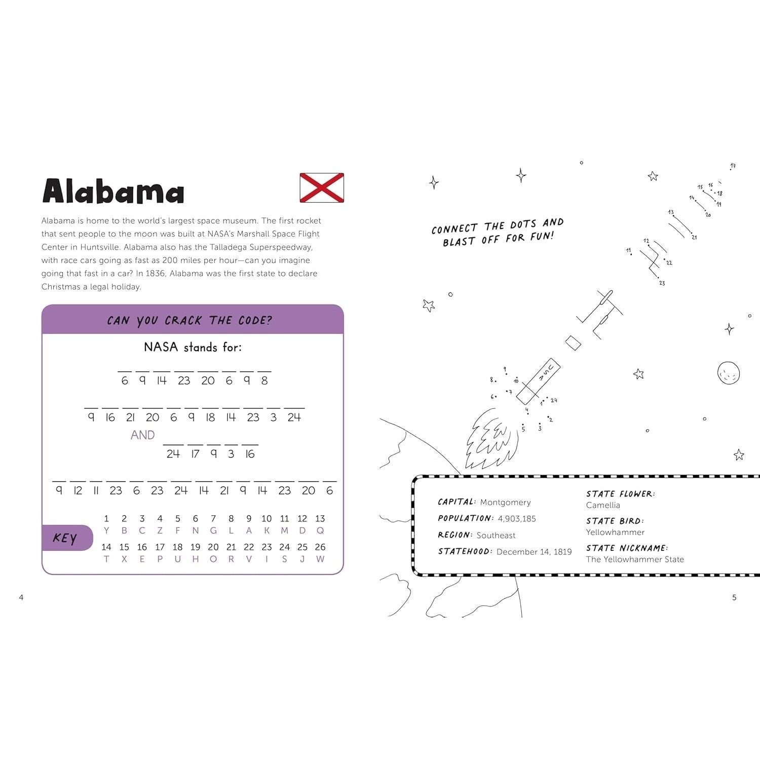 Fun with 50 States: A Big Activity Book for Kids about the Amazing United States (Spiral Bound)
