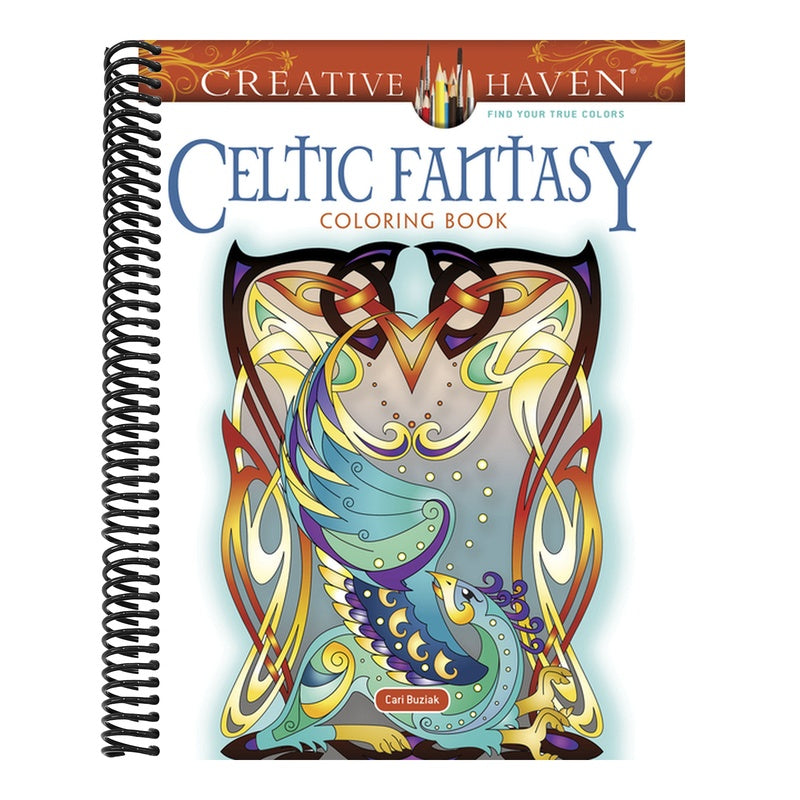 Creative Haven Celtic Fantasy Coloring Book