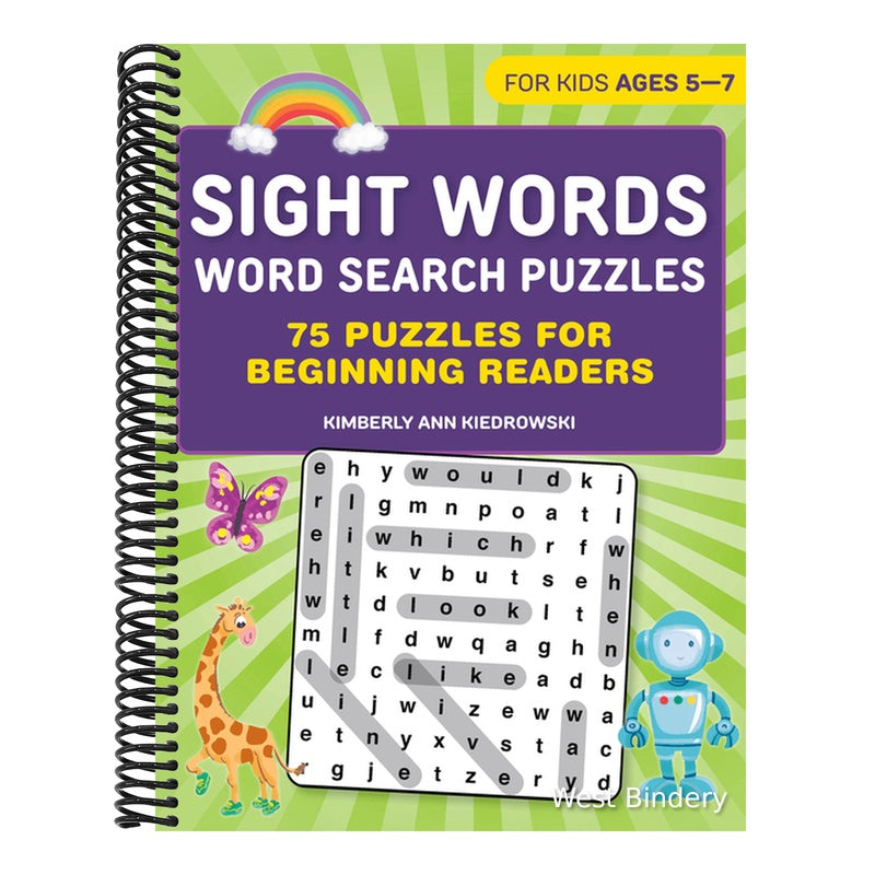Sight Words Word Search Puzzles: 75 Puzzles for Beginning Readers