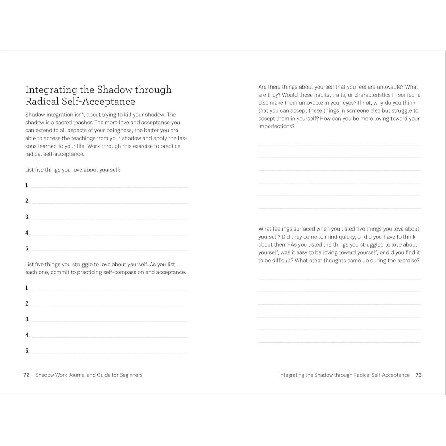Shadow Work Journal and Guide for Beginners: An Introduction to Discovering and Healing Your Unconscious Self