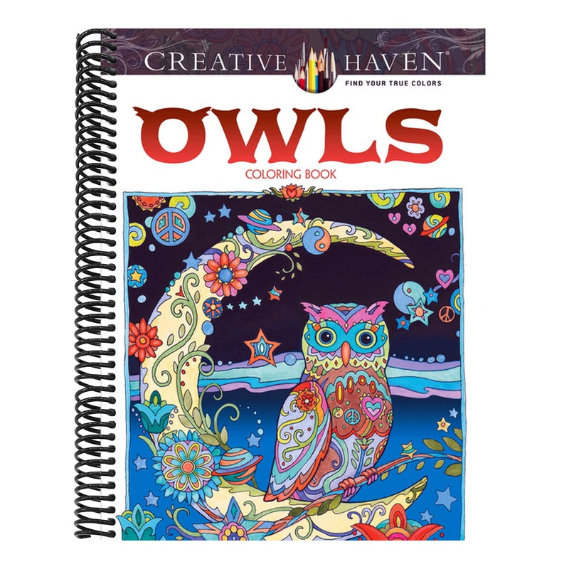 Creative Haven Owls Coloring Book
