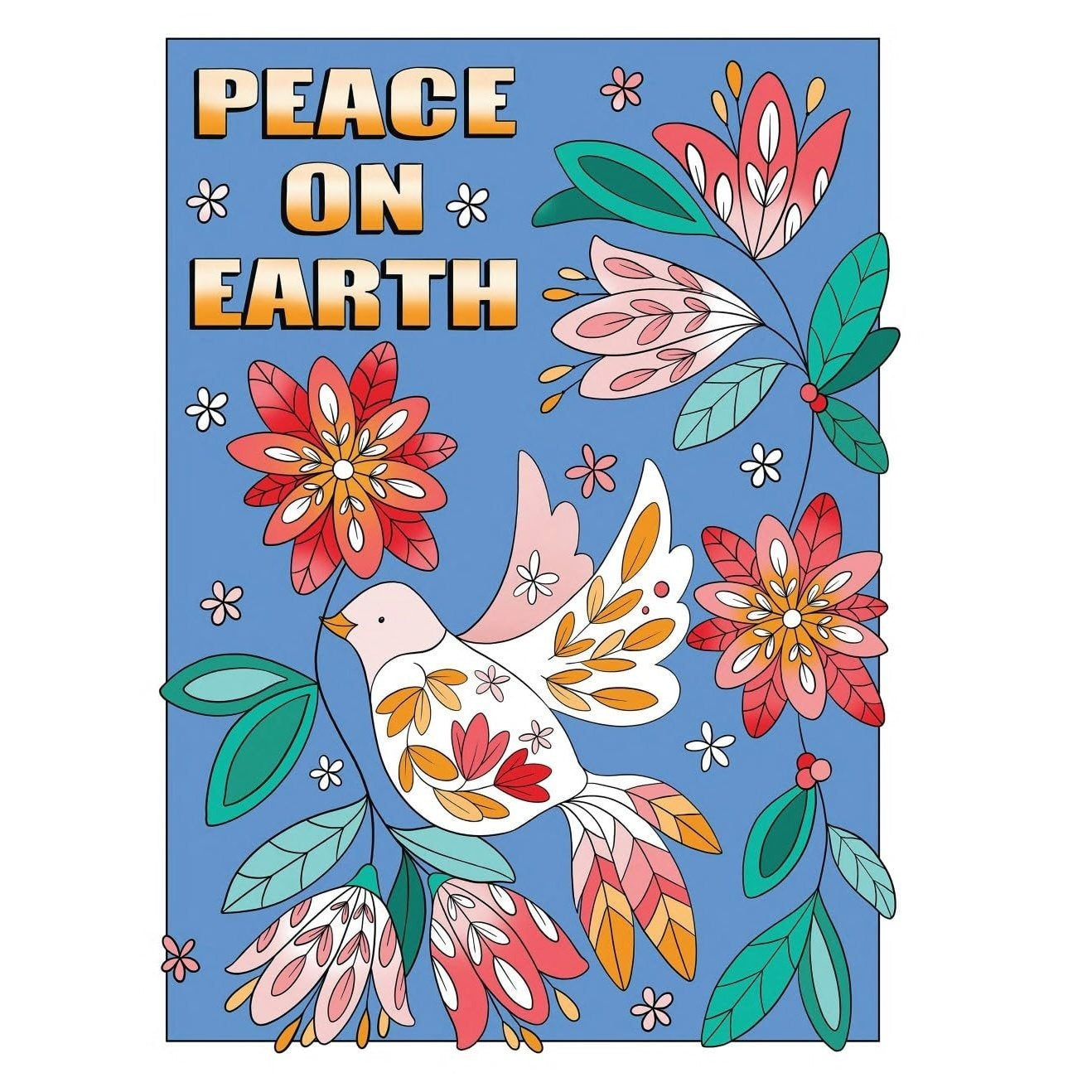 Creative Haven Christmas Cheer Coloring Book