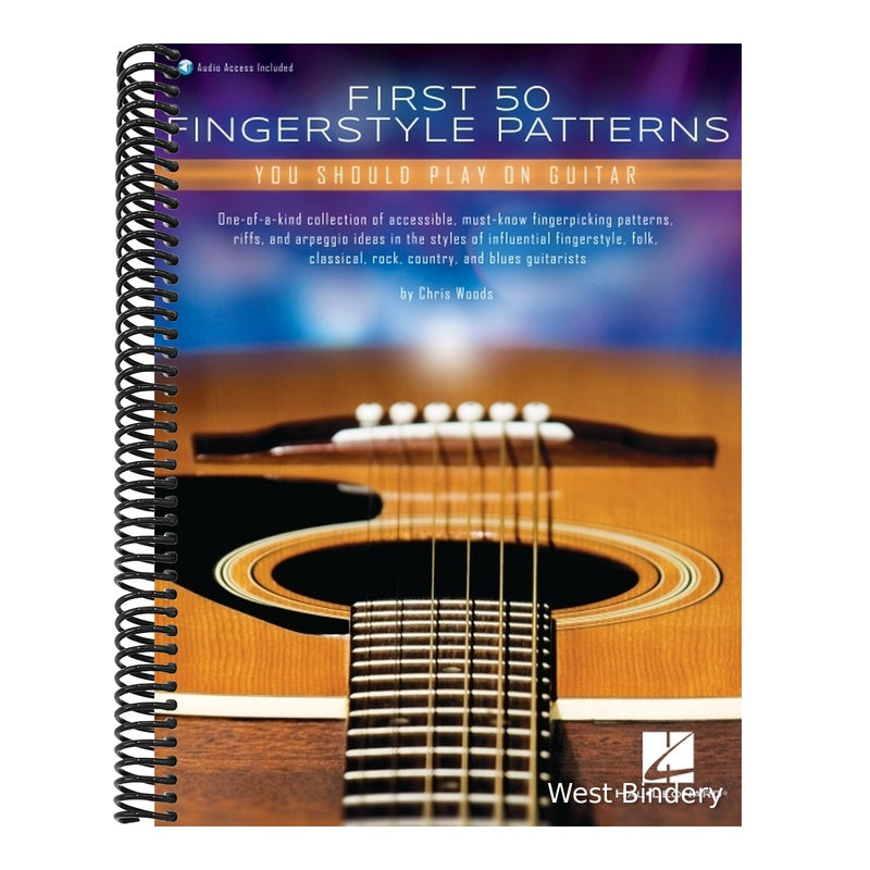 First 50 Fingerstyle Patterns You Should Play on Guitar (Book/Online Audio)