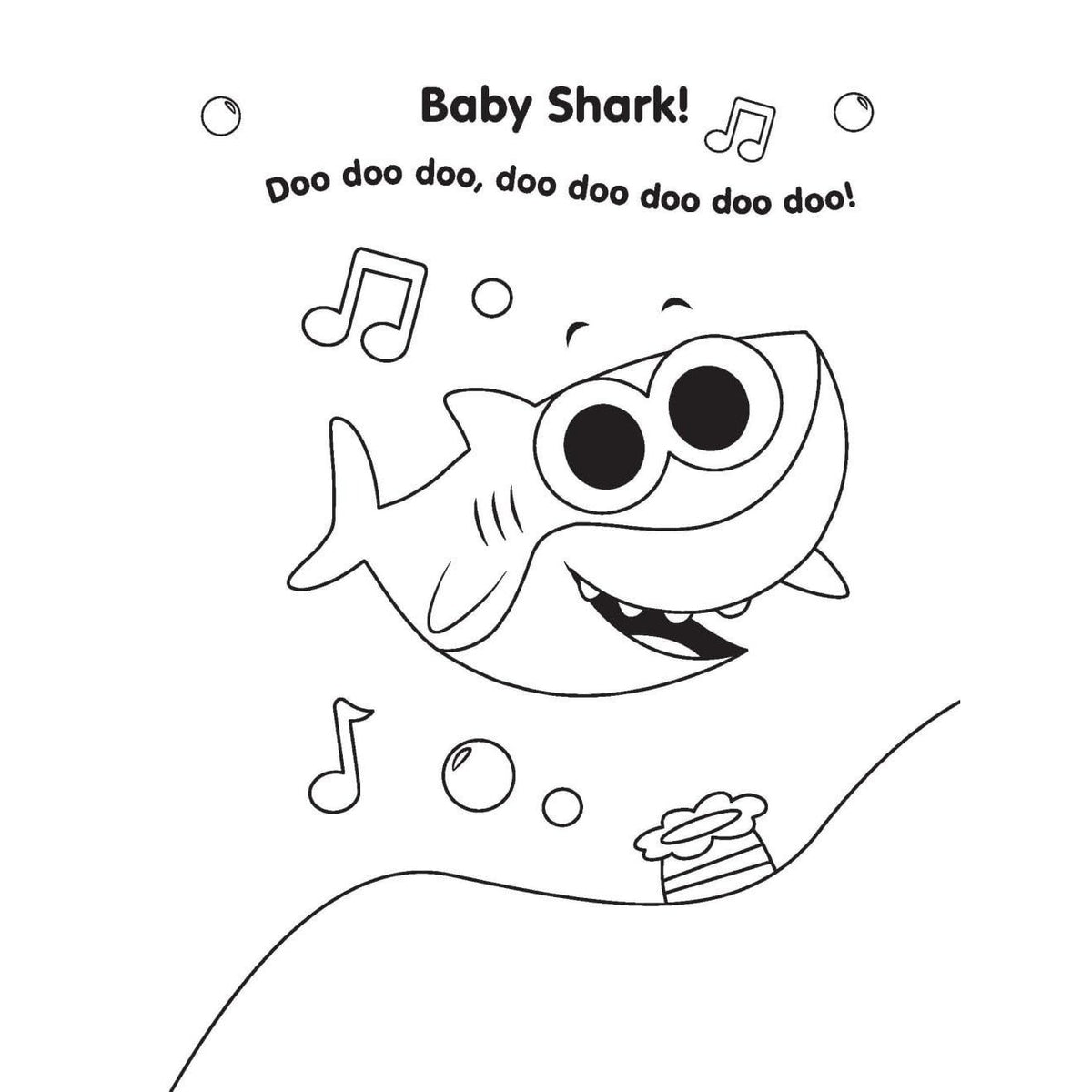 Super Simple Sing & Color: Baby Shark Coloring Book
