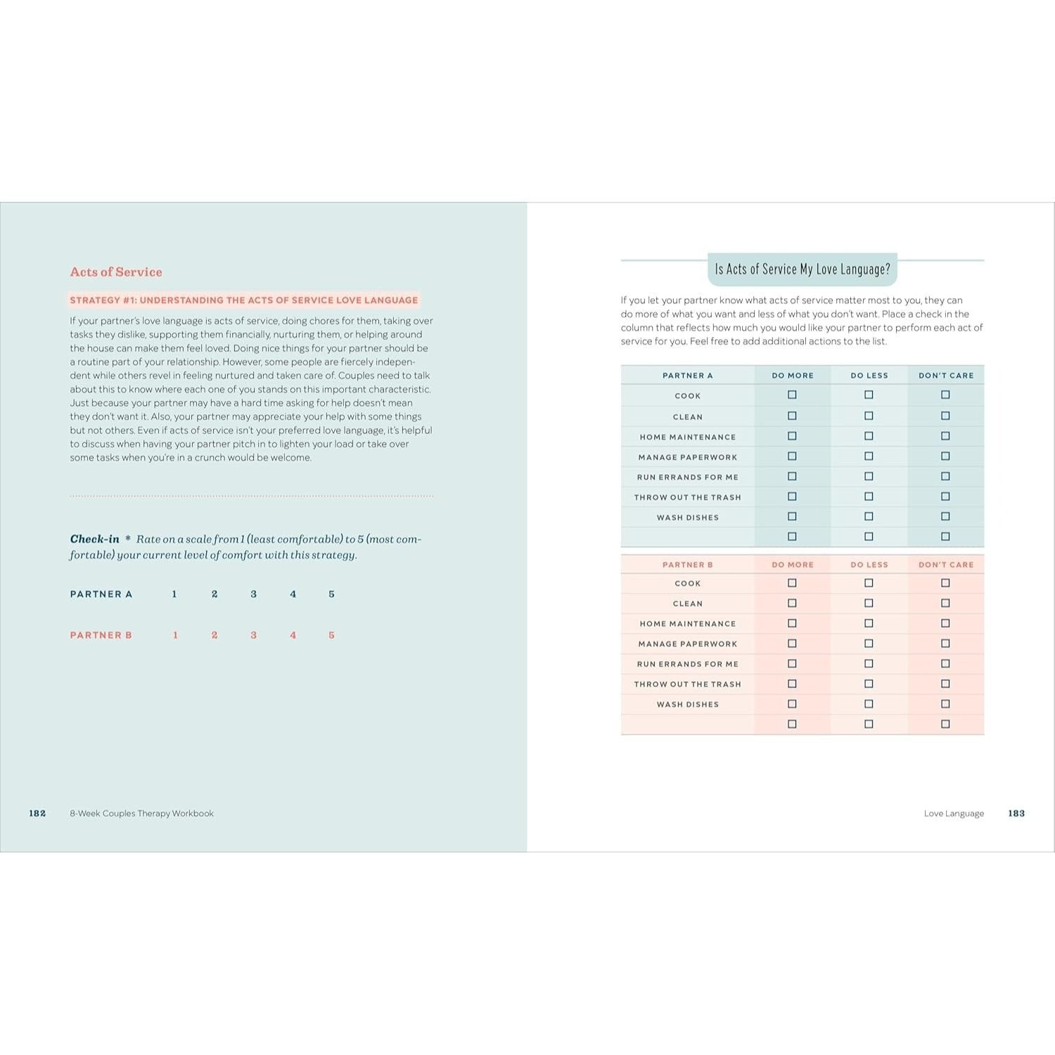8-Week Couples Therapy Workbook: Essential Strategies to Connect, Improve Communication, and Strengthen Your Relationship (Spiral Bound)