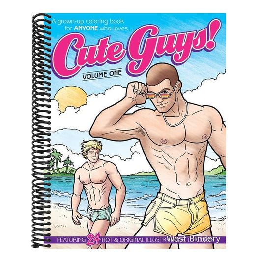 Cute Guys! Coloring Book-Volume One: A grown-up coloring book for ANYONE who loves cute guys!