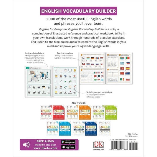 English for Everyone: English Vocabulary Builder (DK English for Everyone) (Spiral Bound)