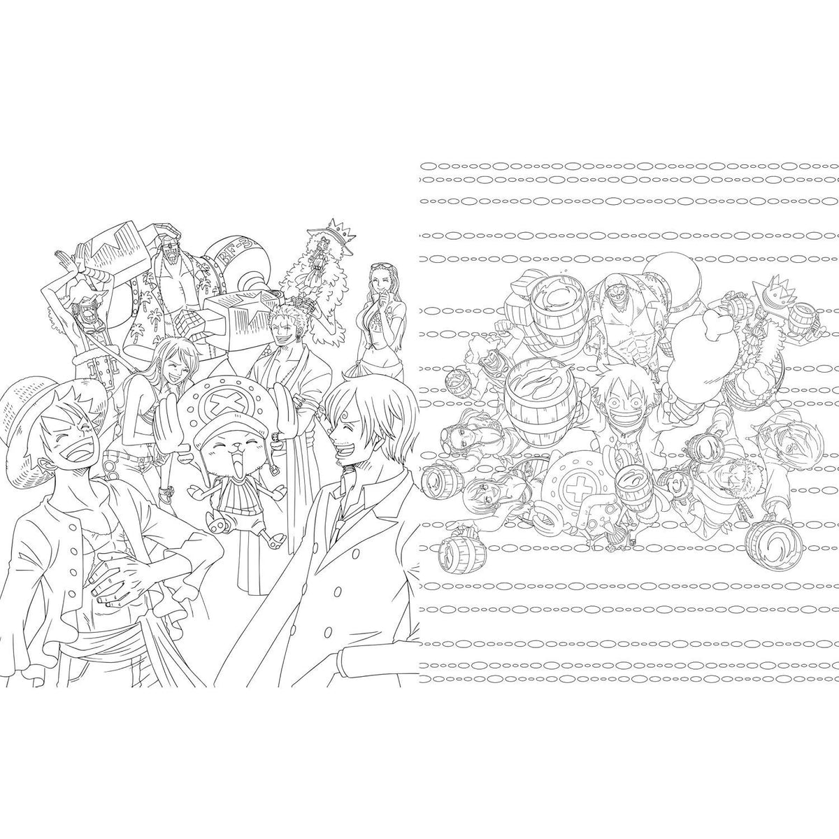 One Piece: The Official Coloring Book (Media Tie-In) (Spiral Bound)