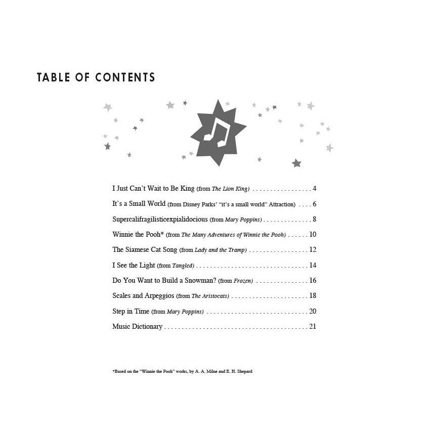Pretime Piano Disney Beginner Piano Songbook Easy Disney Sheet Music for Kids and Students Primer Level Arrangements from Frozen, the Lion King, Mary
