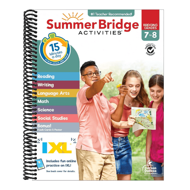 Summer Bridge Activities, Grades 7 - 8