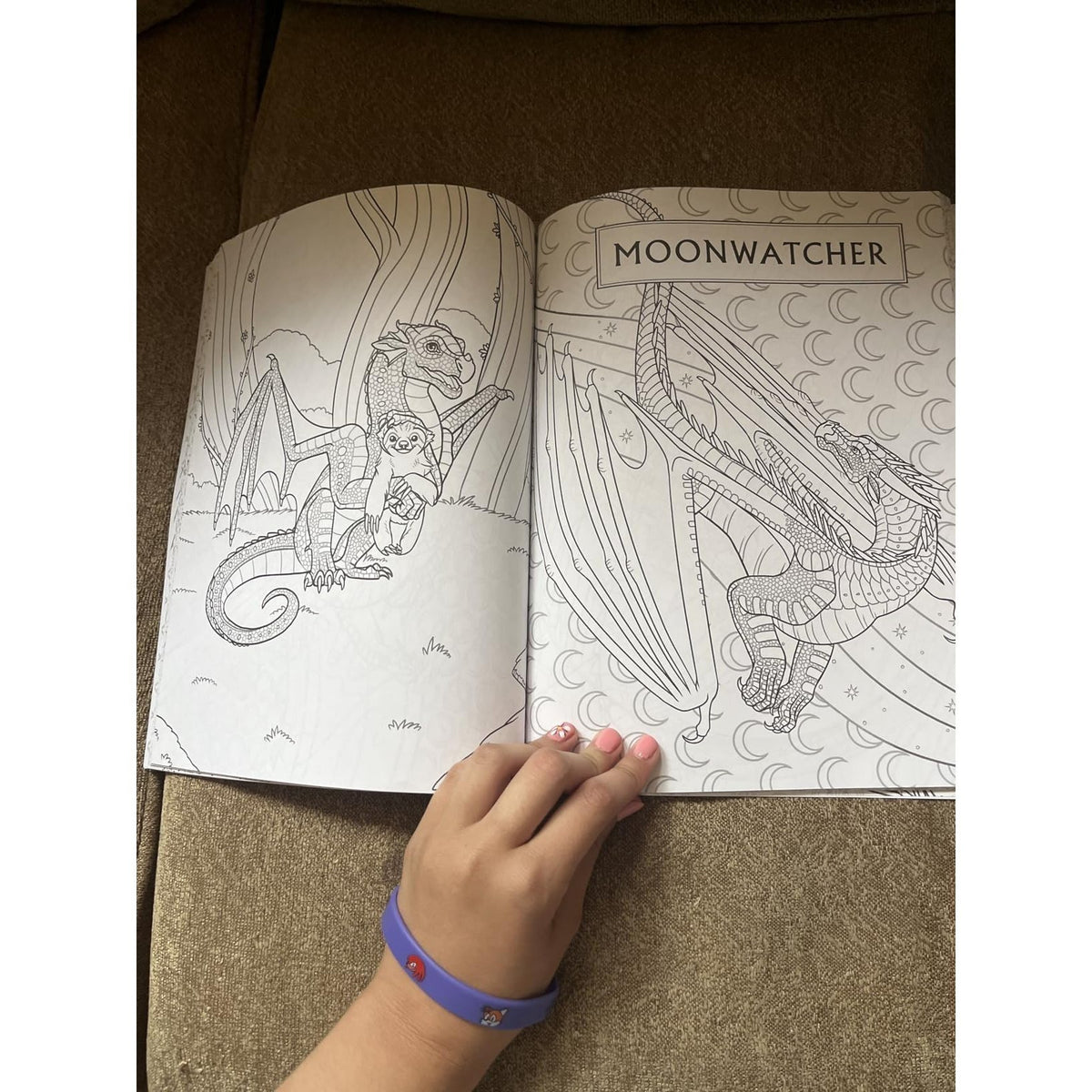 Official Wings of Fire Coloring Book (Spiral Bound)